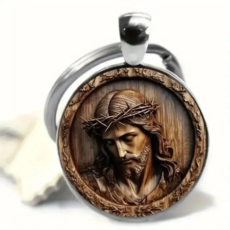 

Пятно деревянный Иисус рождения крещение круглый логотип спальня гостиная номер двери украшение настенная подвеска украшение дома