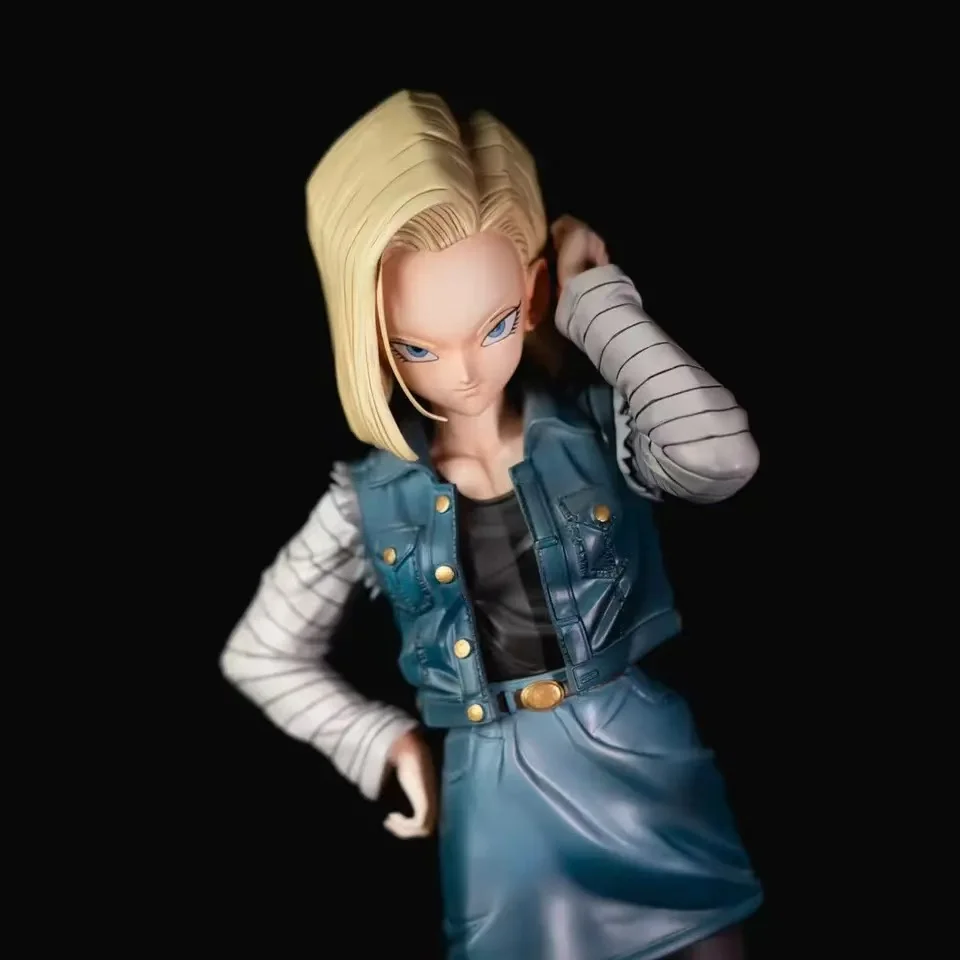 Фото Коллекционная фигурка VF Statue Anime Dragon Ball Z Андроид 18, 28 см/11,02 дюйма, ПВХ, модель для коллекции, игрушка, подарок №3