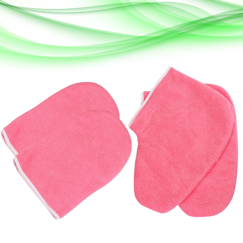 

Wax Paraffin Bath Gloves Mitts Booties Hand Foot Insulated Cover Cozies Liners