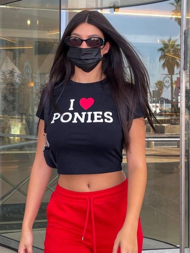 

Женское платье с надписью love, короткая облегающая футболка с круглым вырезом и коротким рукавом, лето 2022