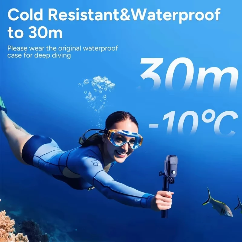 Фото C100 + большая камера C100Plus SJCAM Карманная корпусная камера 4K Водонепроницаемая мини-экшн-камера для спорта, верховой езды №5