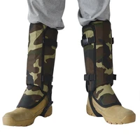 man women outdoor leg gaiters waterproof wear resistant anti bite legging protective cover for hiking camping climbing trekking