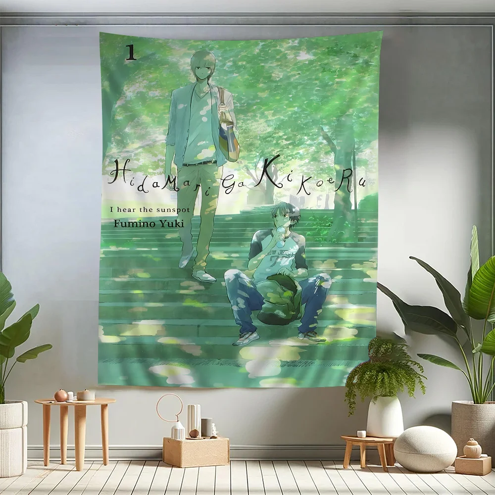 Hidamari Ga Kikoeru подвесной богемный гобелен Таро хиппи настенные коврики Dorm настенный