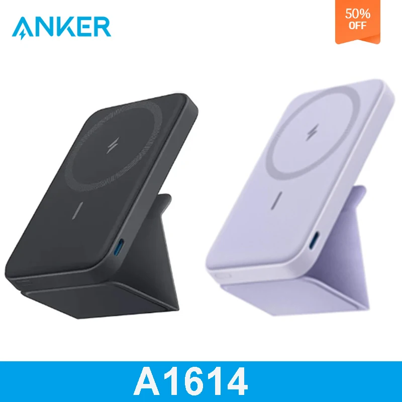 Anker 622 оригинальный внешний аккумулятор MagGo 5000 мАч Магнитная Беспроводная батарея