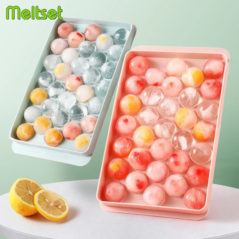 

Круглая форма для льда, пластиковый лоток для льда с крышкой Spheri, форма для льда DIY, форма для льда для кухонных инструментов