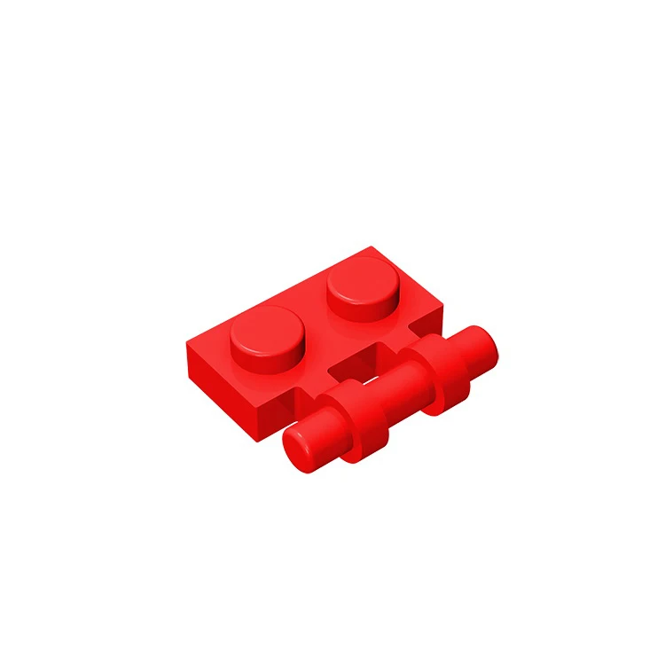 

10pcs Compatible MOC Brick Parts 2540 Plate Special 1 x 2 Side Handle Building Block Particle DIY Kid Brain Toy Birthday Gift