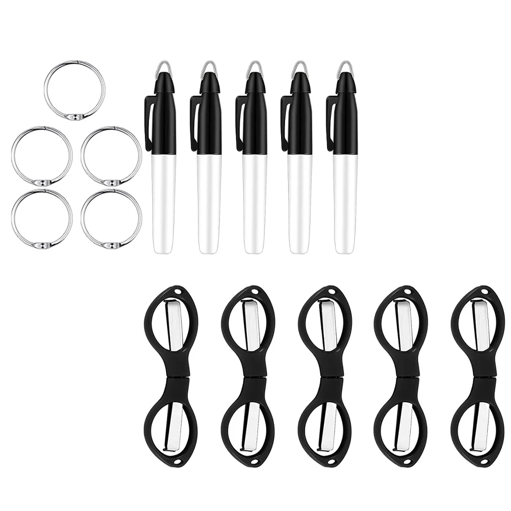 

Scissors Nurse Pens Mini Pen Folding Keychain Portable Markersafety Travel Highlighter Nurses Markers Permanent Tools