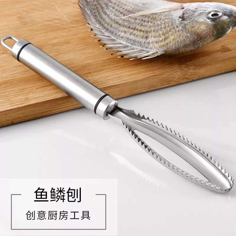 

NEW2023 Fish Skin Brush Scraping Fishing Scale Brush Graters Fast Remove Fish Knife Cleaning Peeler Scaler Scraper Kitchen Gadge
