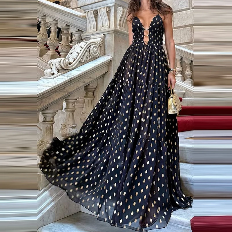 Вечернее платье Fanbety винтажного стиля из полиэстера