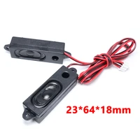 1pair lcd monitortv speaker connector horn 2w 8r 1853 1635 2364 loud speaker 16356mm18539mm236418mm thickness 18mm