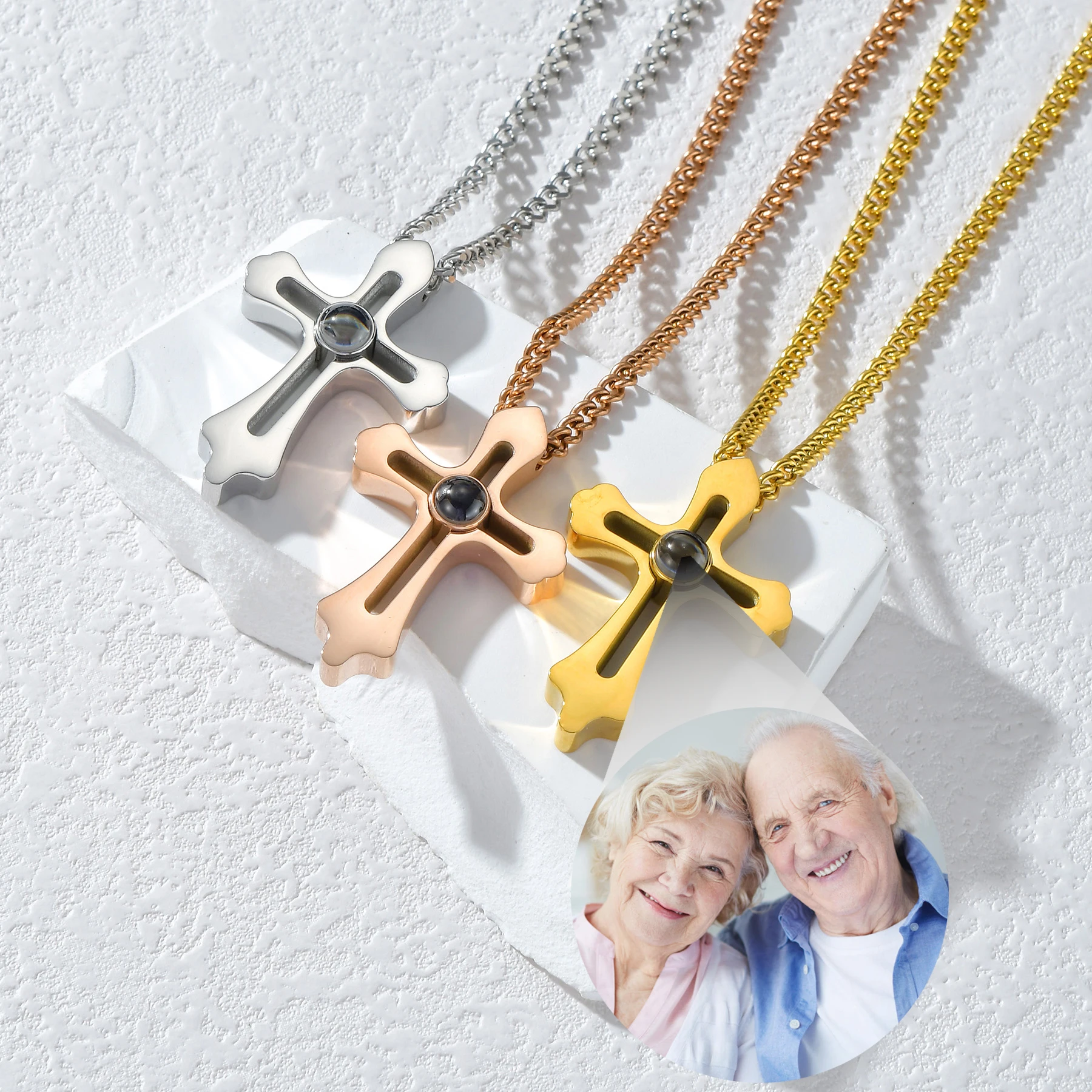 Ожерелье Atoztide для женщин и мужчин индивидуальное проекционное ожерелье с