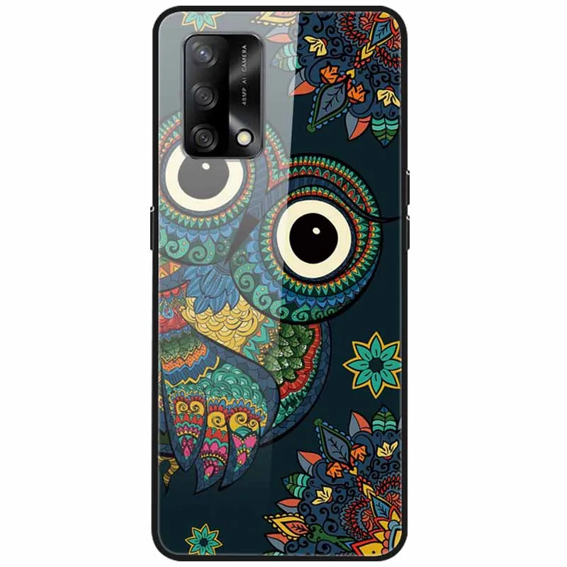 Для Oppo Reno 6 Lite чехол из закаленного стекла Твердый для Reno6 2022 роскошный защитный