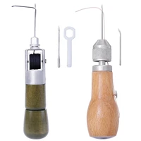 miusie leather sewing craft awl thread kit manual sewing machine speedy stitcher repair shoes hand stitching sewing tools