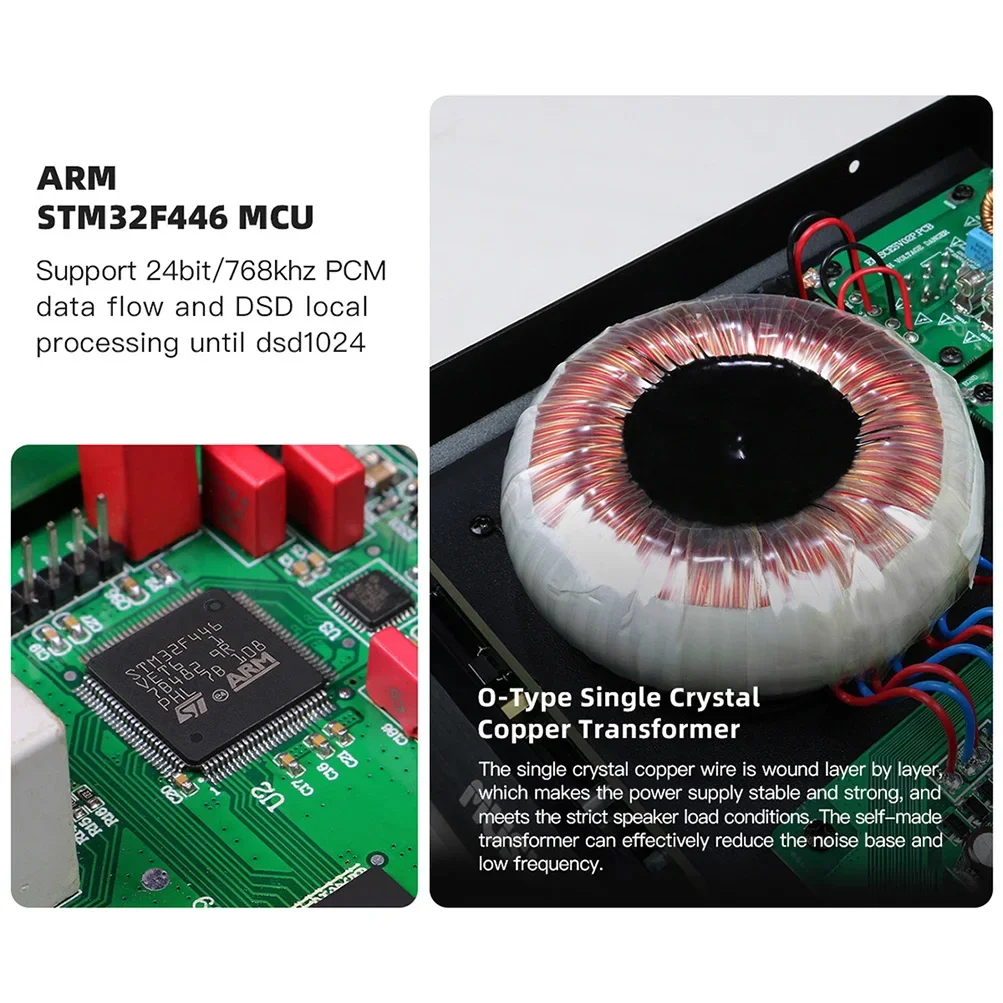Фото Цифровой Hi-Fi интерфейс Musician Pisces II I2S с точным фемто-часовым таймером TOCX ARM STM32F446, 24 бит, 768 кГц, DSD512, USB-интерфейс №4