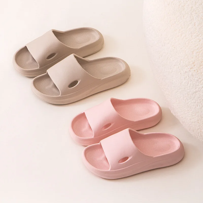 2023 Men Platform Slippers Shoes Unisex Summer Beach Eva Soft Sole Slide Sandals Leisure Women Indoor Bathroom Anti-slip Slides