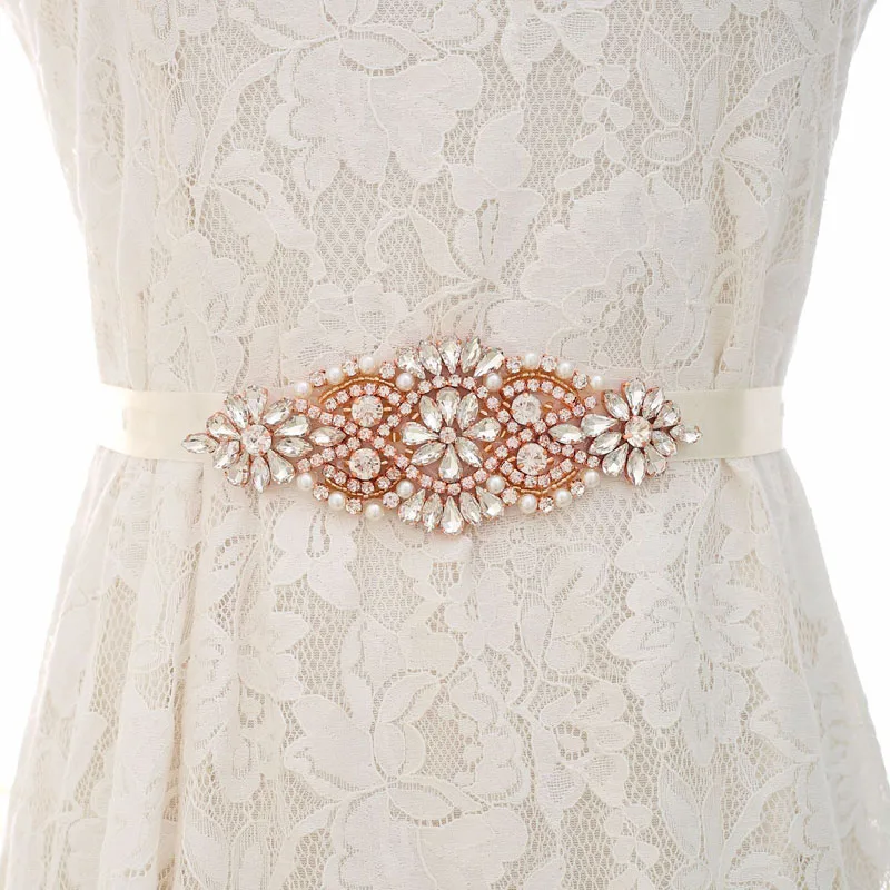 JLZXSY пояс с кристаллами стразы для свадебного платья свадебные аксессуары
