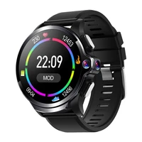 2021 latest facial recognition 4g wifi gps camera heart rate multi sports big screen health mt6739 android smart watch midon10