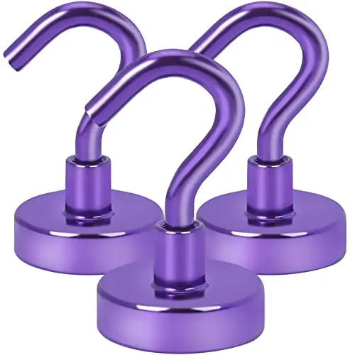 

Blue Super Strong Magnetic Hooks Hanger Magic Wall Door Hook Strong Mini Heavy Duty Hook Holder For Home Storage Organization