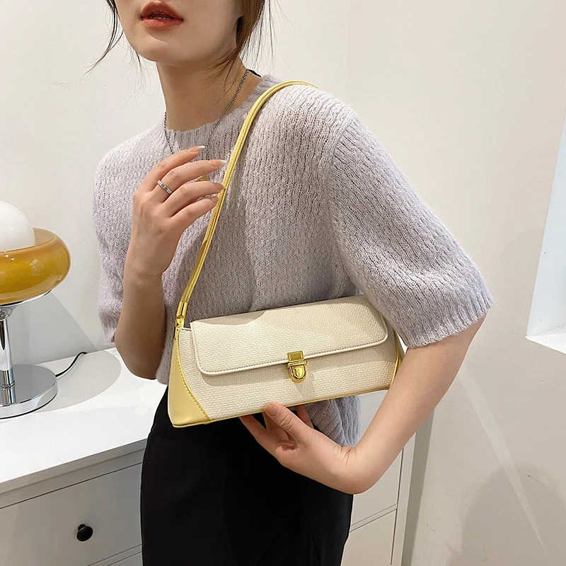 

Simple Women's Shoulder Bags Square Bag Purses and Handbags Luxury Designer High Quality Fabric Fashion Female Bag for 2022