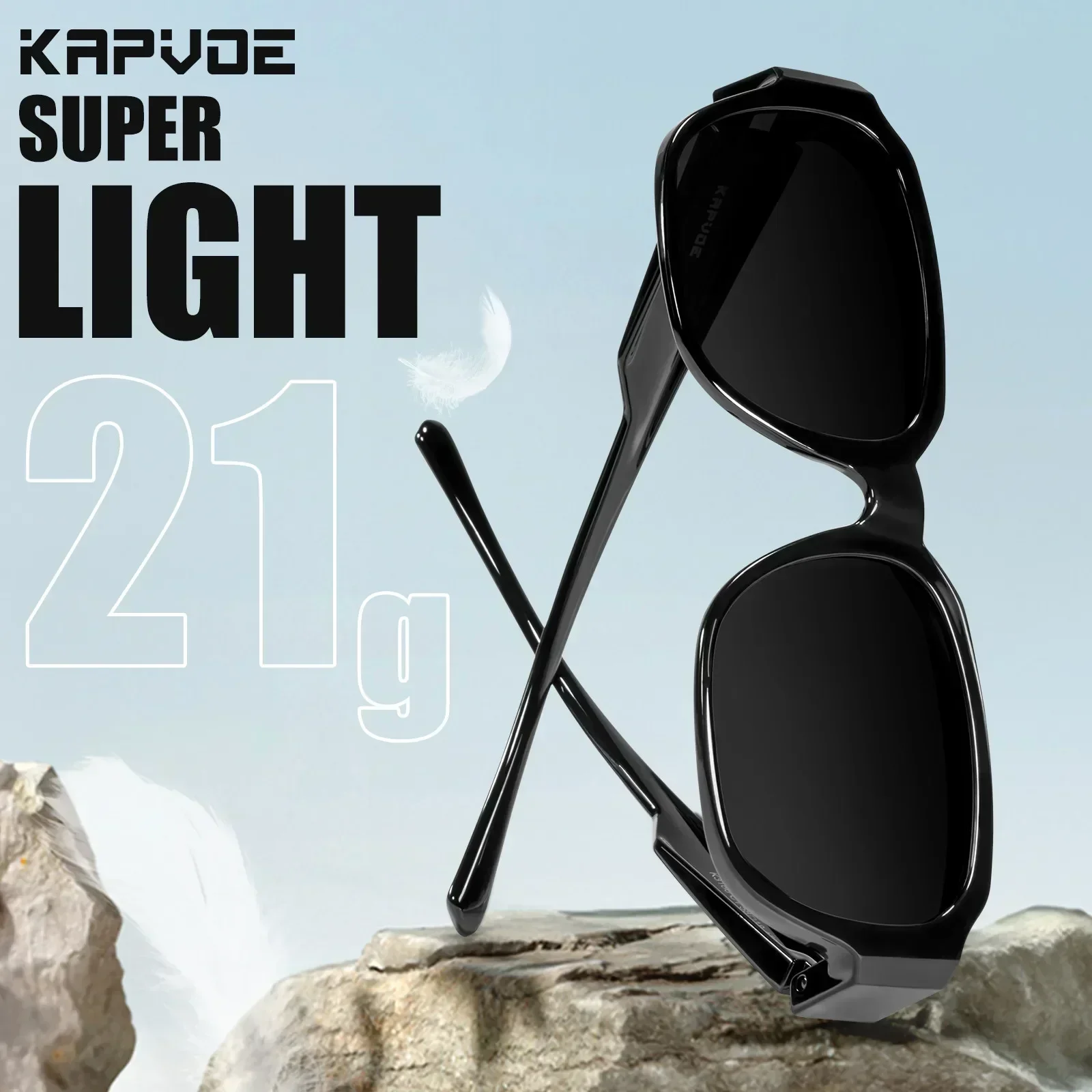 Kapvoe UV400 Gafas De Sol Mujer Роскошные модные женские поляризационные солнцезащитные очки