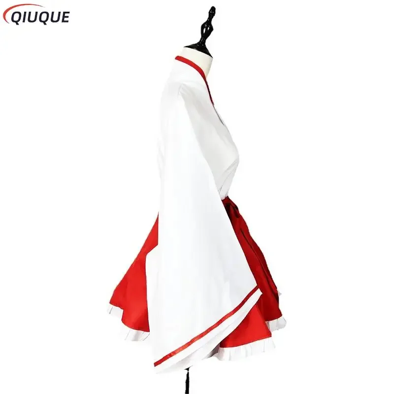 Аниме Inu x Boku SS Shirakiin Ririchiyo Miko косплей костюм женское кимоно униформа