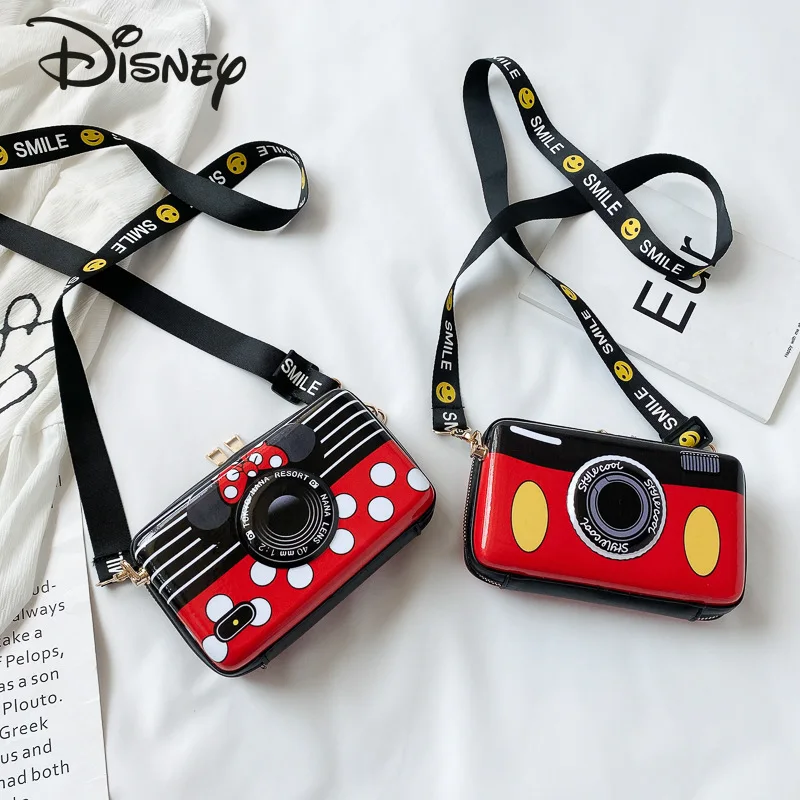 

Новая модная дизайнерская сумка Disney с Микки, модная женская сумка через плечо с мультяшным рисунком, многофункциональная роскошная женская...