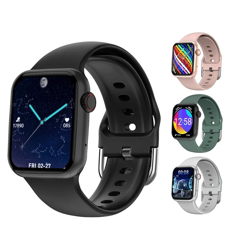 

Умные часы 2021, мужские и женские умные часы, Беспроводная зарядка, Bluetooth Вызов, экран 1,8 дюйма HD для Android PK Series 7