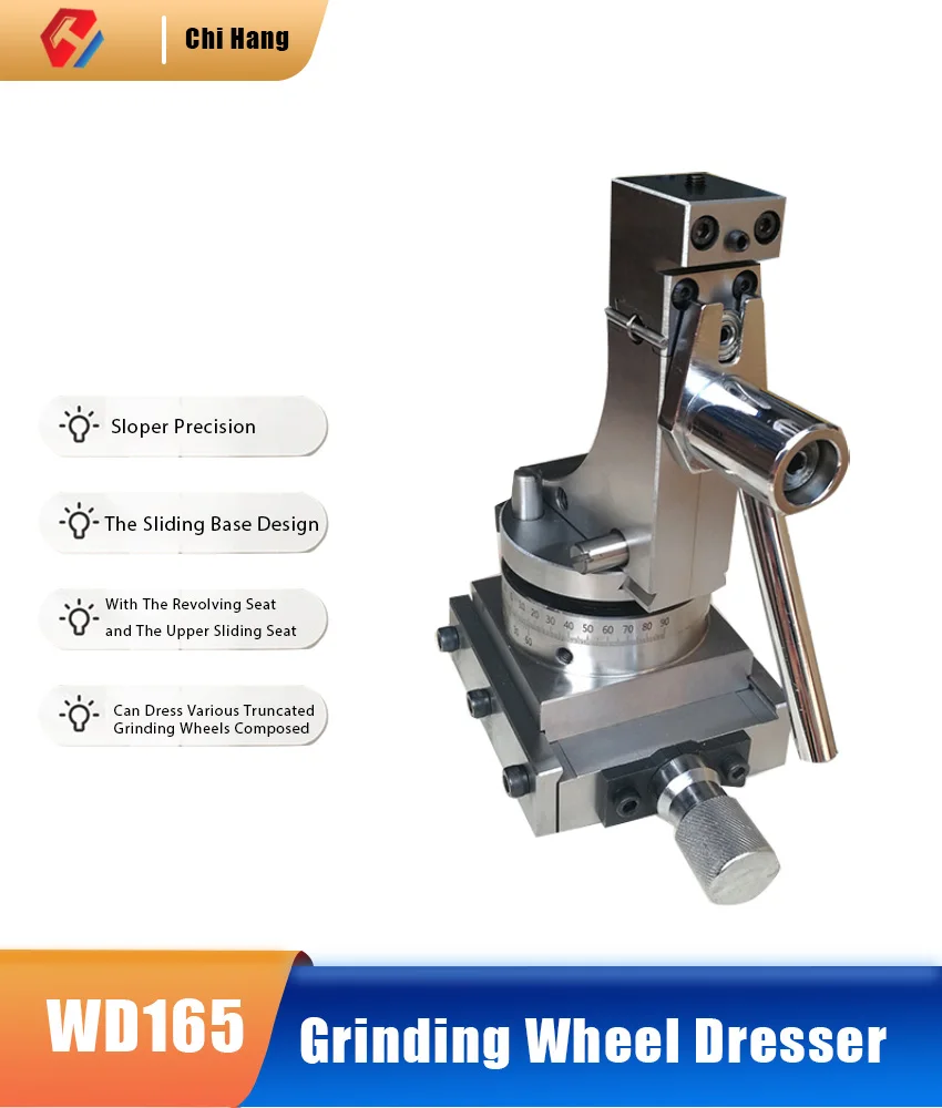 WD165 Universal Grinding Wheel Dresser Arc Surface Grinder Sloper Precision Woodworking Trimming Perspective Shaper Tool