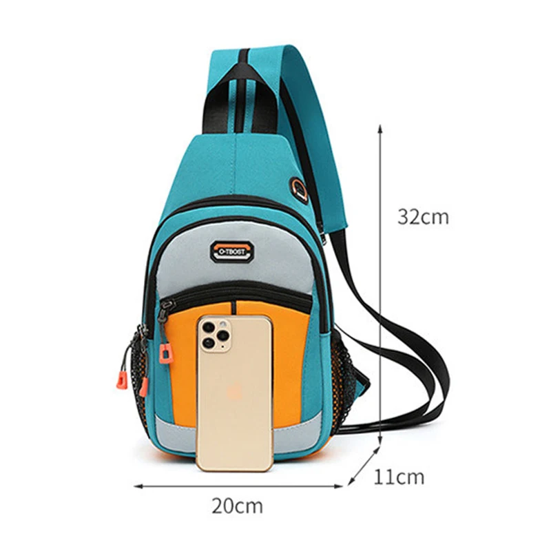 Women's Chest Bags Casual Waist Bags Sports Travel Carry Bags Sling Chest Bag Female Waterproof Backpack Shoulder Crossbody Bags