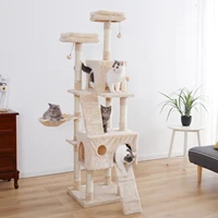 h176cm pet cat tree house condo toy scratching post for cats wood climbing tree cat tree towers furniture fast domestic delivery