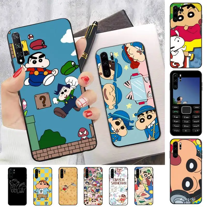 

BANDAI Crayon shin chan Phone Case for Huawei P30 40 20 10 8 9 lite pro plus Psmart2019