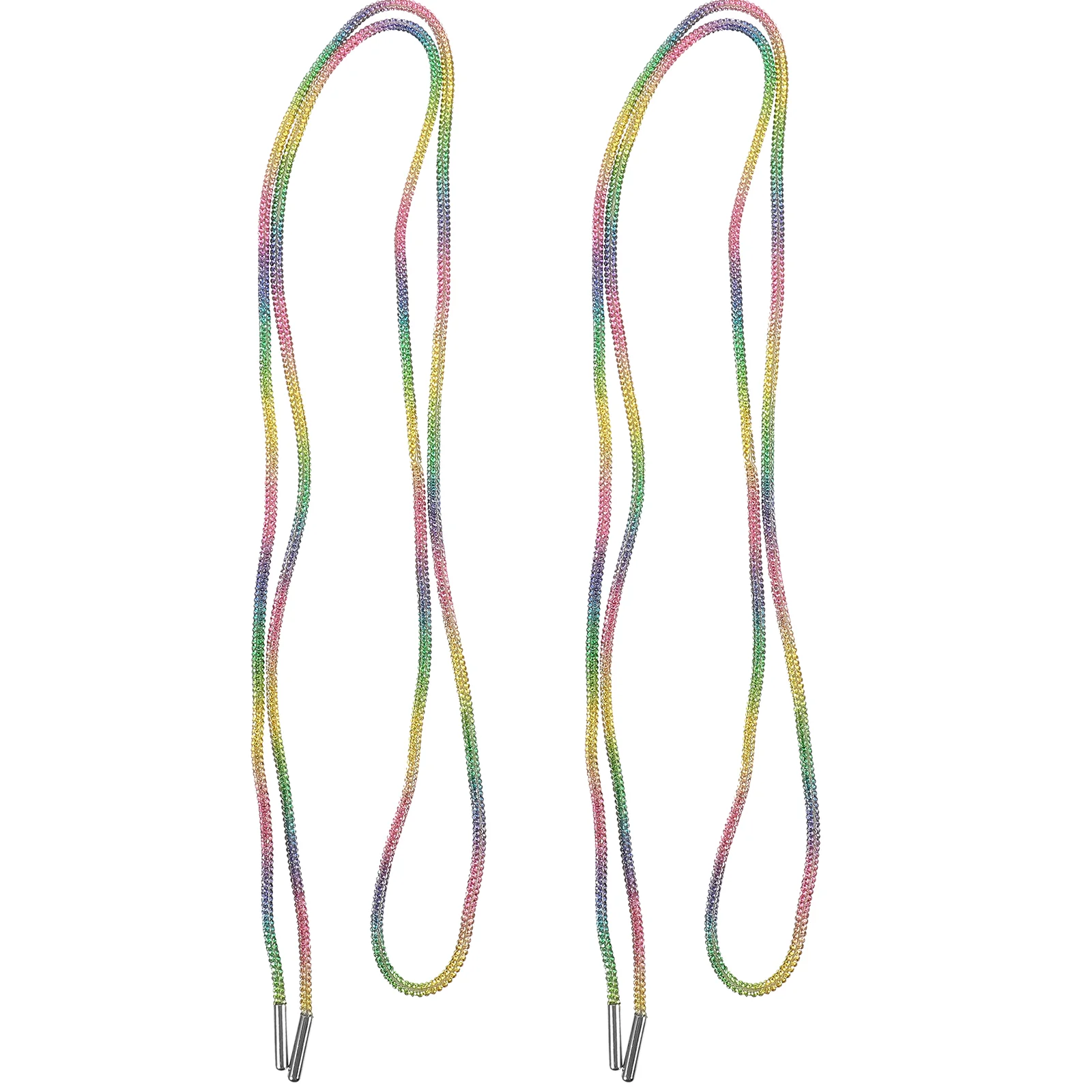 4 Pairs Crystal Shoelace White Boot Bling Glitter Laces Sneaker Shoelaces Full Diamond Rhinestone Plus Cotton Rope Glue