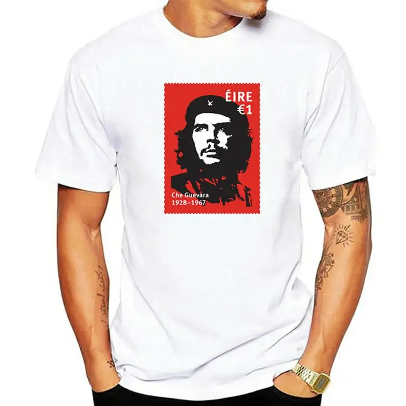 

che Guevara stamp retro Summer print T-shirt Cotton Men T shirt New women TEE