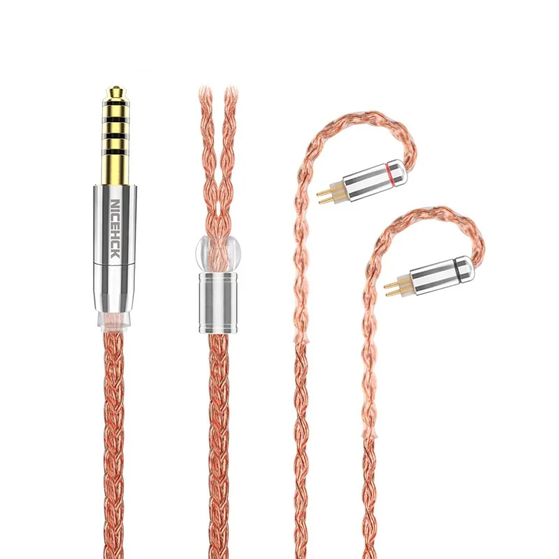

2023 OrangeSir кабель 8 ядер 6N OCC + высокопроводный медный смешанный обновленный провод 3,5/2,5/4,4 мм MMCX/0,78 мм 2Pin Solaris YUME