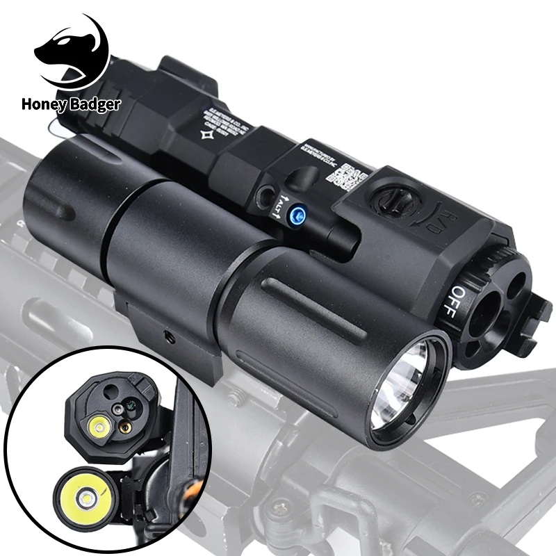 WADSN MAWL C1 Tactical Hunting Laser Red Dot Green IR Lasers Metal CNC Upgraded LED Aiming Ray 1000 LM PDW350 PLHv2 Flashlight