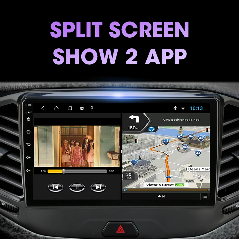 $94.32 JMCQ 2din Android Car Radio Multimedia video Player for Lada Vesta Cross Sport 2015-2019 GPS Navigation Stereo Head unit screen