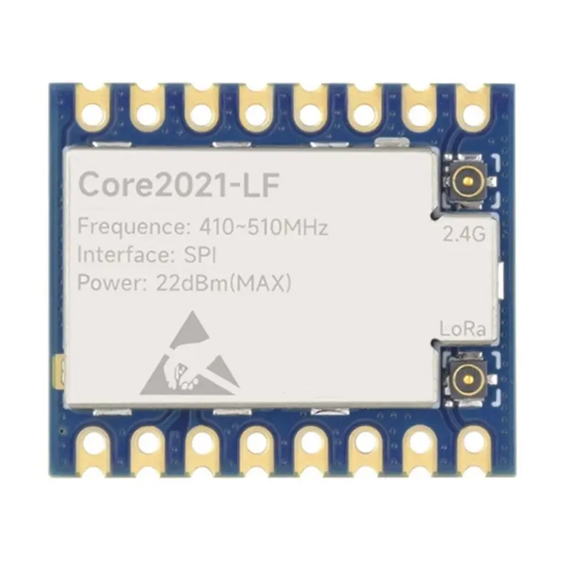 Фото 3 шт. модуля Core2021-LF Core2021 Lora Dual Band 410-510 МГц LR2021 с низким энергопотреблением, мультипротокольные, для IoT, Lorawan, умного дома №3