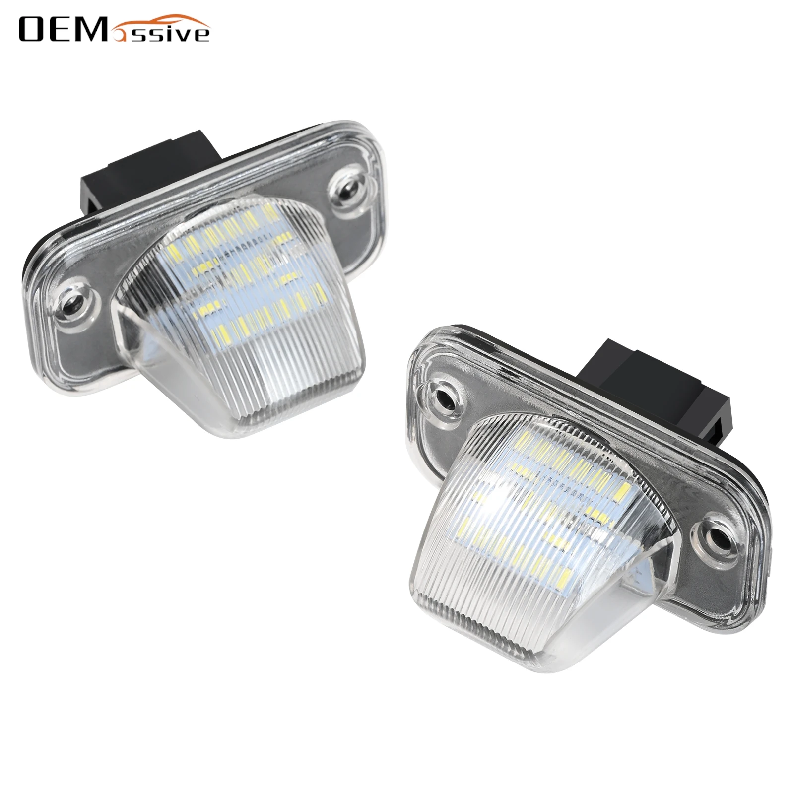 

2 шт. светодиодный светильник номерного знака для T4 Transporter 1990-2003 Passat B5 Limousine Caddy Jetta Syncro 18 светодиодный Canbus без ошибок