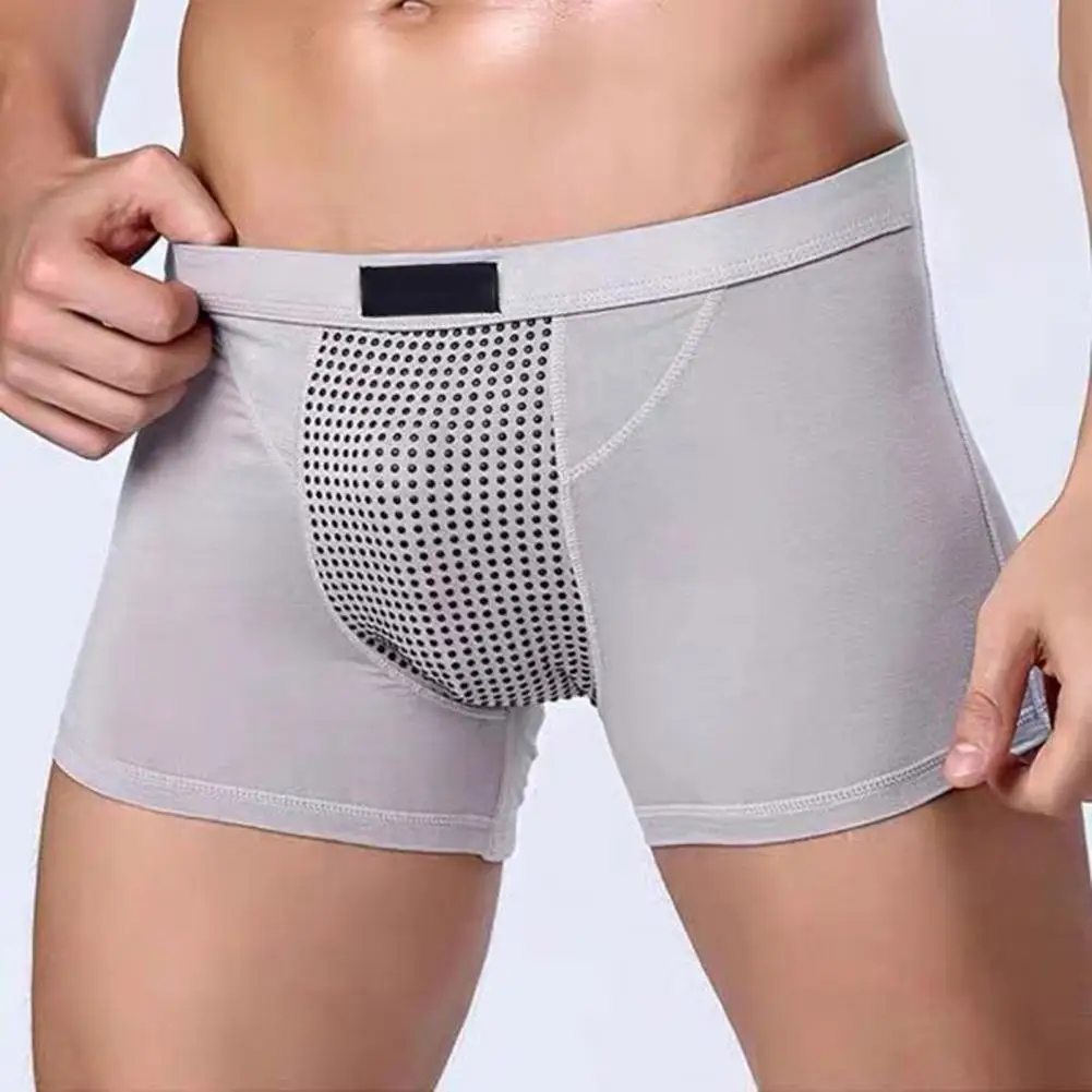 

Мужские боксеры U-формы, быстропоглощающие надувные магнитные физиологические массажные однотонные мужские боксеры с экстрактом искусств...