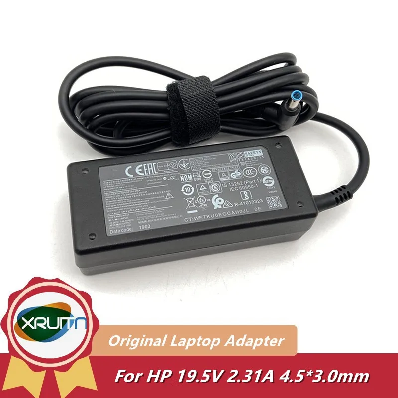 

Genuine HSTNN-CA40 TPN-LA15 L25296-001 For HP ENVY 19.5V 2.31A 45W x360 15-BP107NA Power Supply Charger 740015-003 741727-001