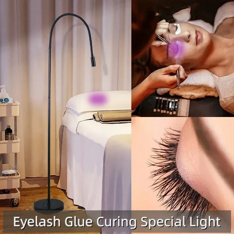 

Tsingzzu 5W UV LED Curing Lamp With Foot Switch Quick Dry Nail Polish Eyelash Curing Table Lamp for Home Manicure Decor