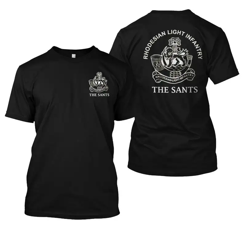 

New RLI Commando Rhodesian Light Infantry Bush T-Shirt