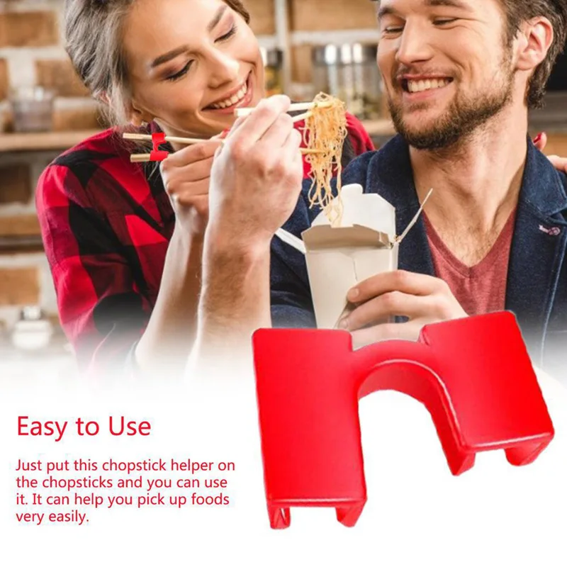 

5 шт. прочный шарнирный соединитель, маленькие простые в использовании палочки для еды, многоразовые аксессуары учебные палочки для еды ...