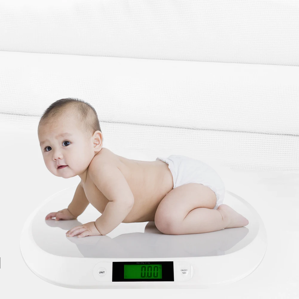

LCD Screen Digital Baby Weight Scale 20kg/10g Electronic for Newborn Infant Weight Balance Scales Tool Supplies