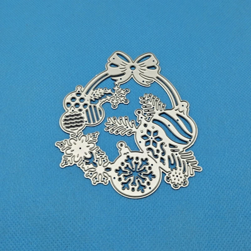 

Рождественские снежинки, металлические Вырубные штампы, альбом, бумажная карта, шаблон, форма, тиснение, крафтовое украшение