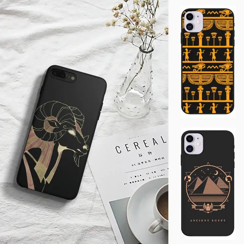 

Retro Ancient Egypt Art Aesthetic Phone Case Fundas Shell Cover For Iphone 6 6s 7 8 Plus Xr X Xs 11 12 13 Mini Pro Max