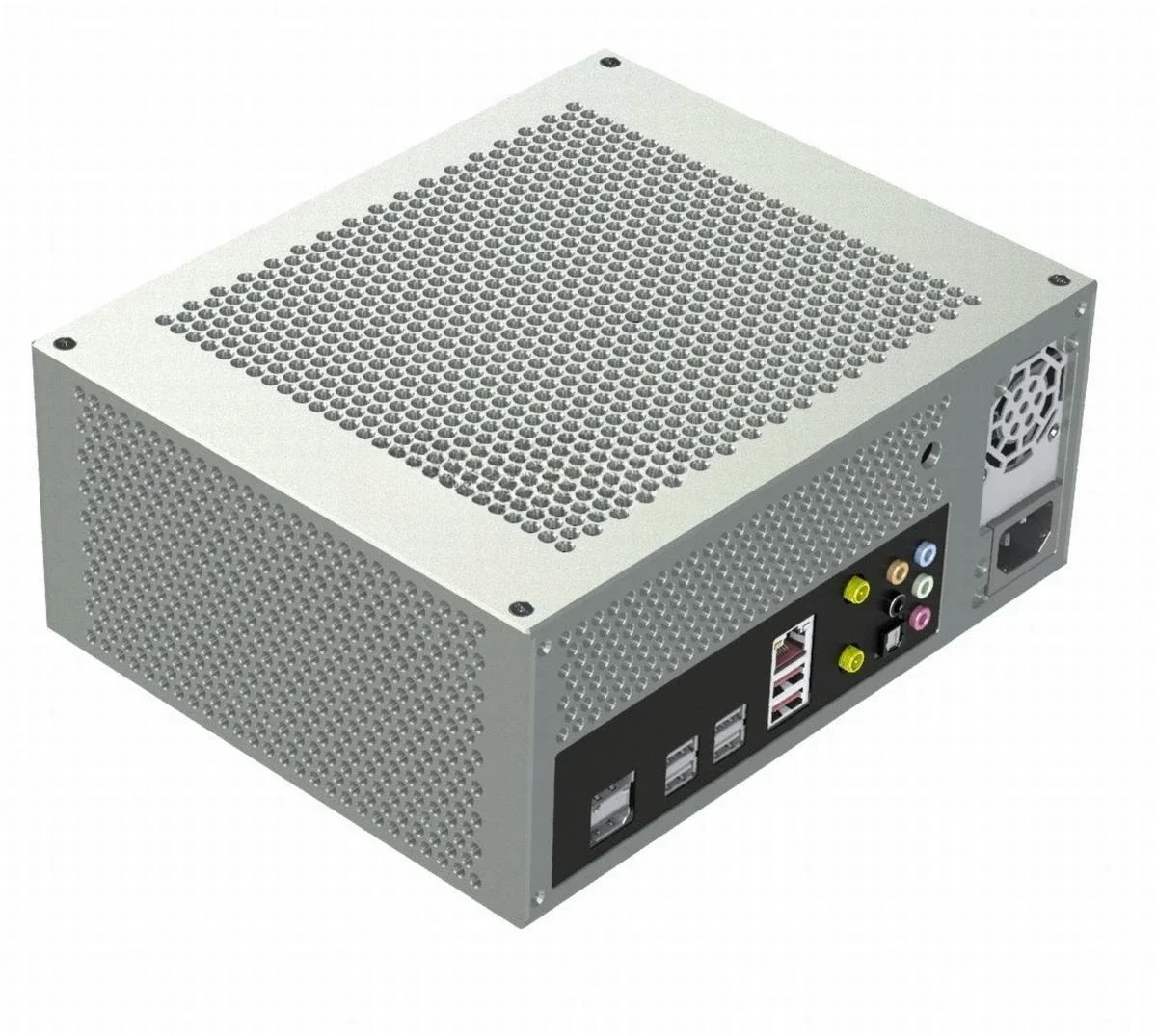ZS-D2/ITX ядерный дисплей APU компьютерное шасси версии V1 4 л полностью алюминиевое