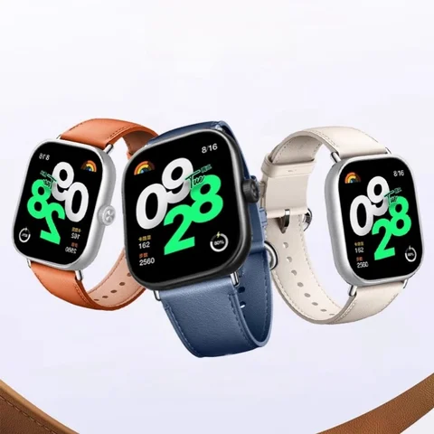 Ремешок кожаный для Xiaomi Redmi Watch 4, роскошный браслет для смарт-часов, Воздухопроницаемый браслет, аксессуары