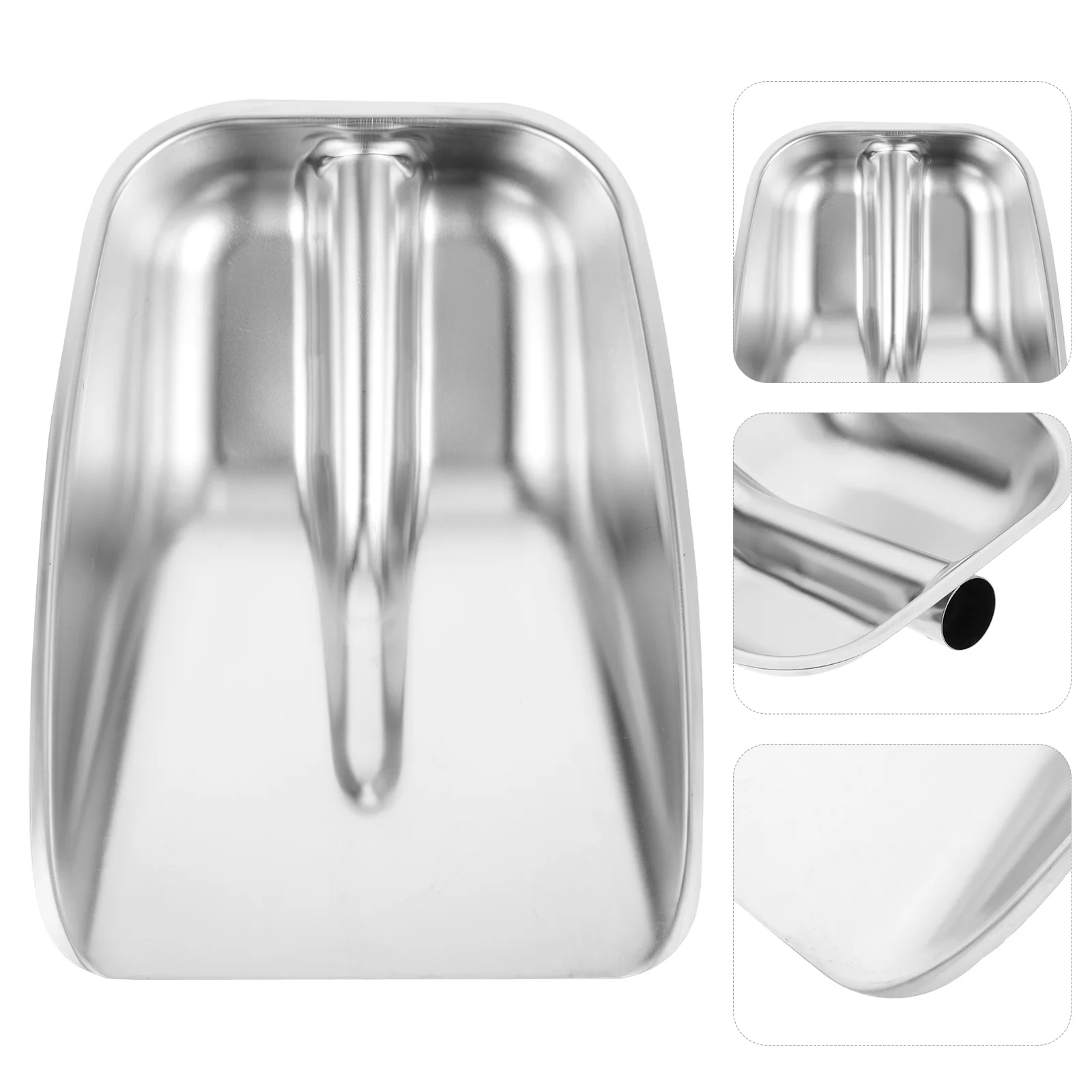 

Gardening Spades Stainless Steel Snow Pooper Scooper Metal Food Collection