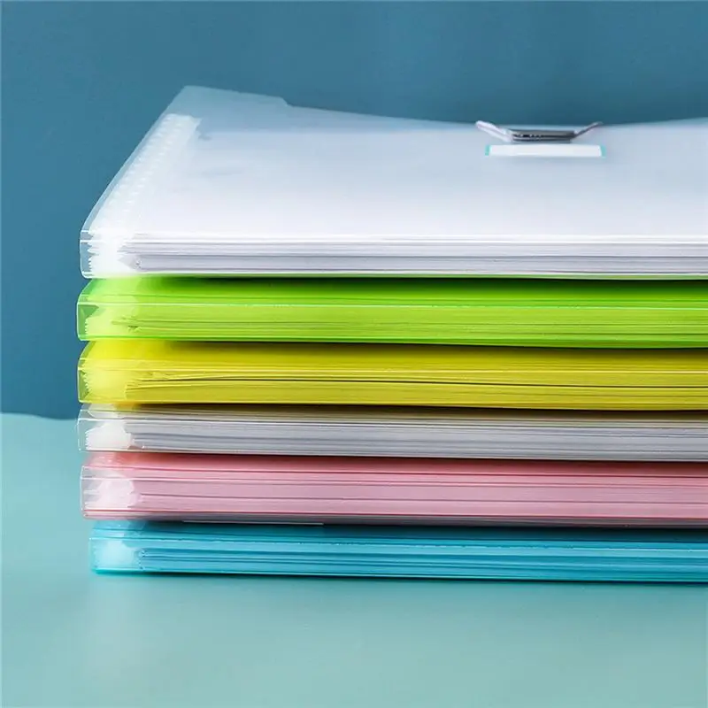 

Многослойная папка для документов переносная папка Bag держатель для чеков (случайный цвет)